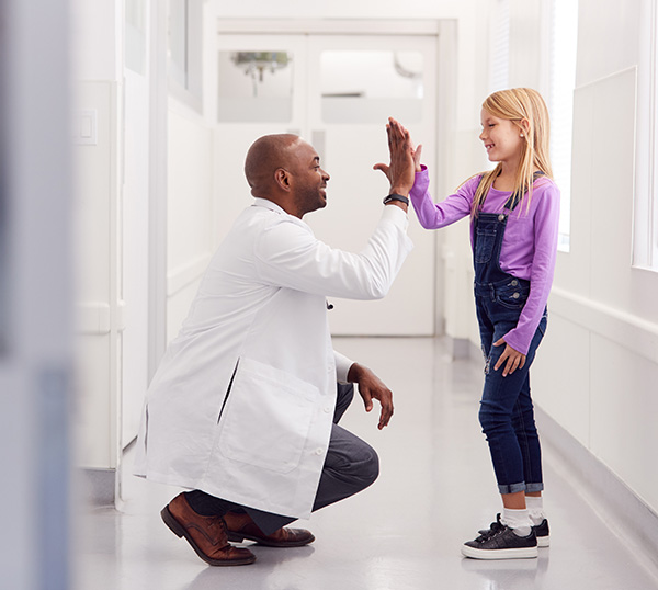 Doctor Giving High-Five